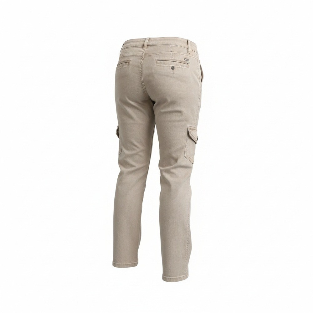 White House Black Market Blanc Slim Ankle Cargo Pant - Size 2R NWOT - Picture 3 of 5